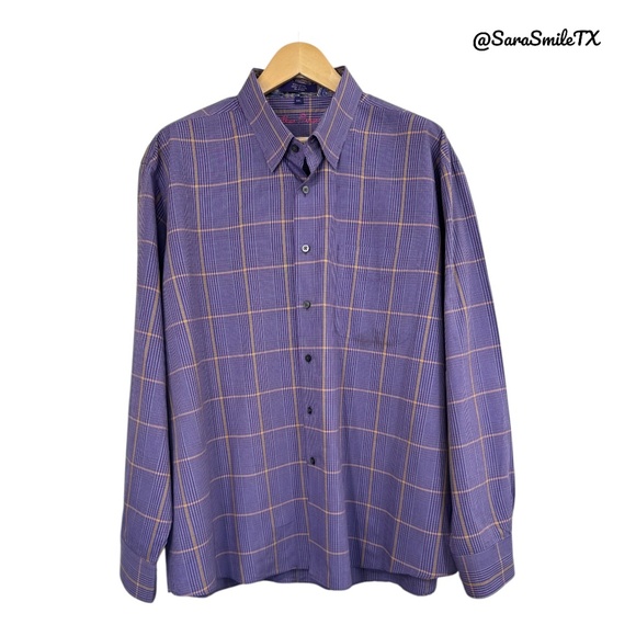 ALAN FLUSSER Colorful Plaid Long Sleeve Button Down Shirt - Picture 3 of 12